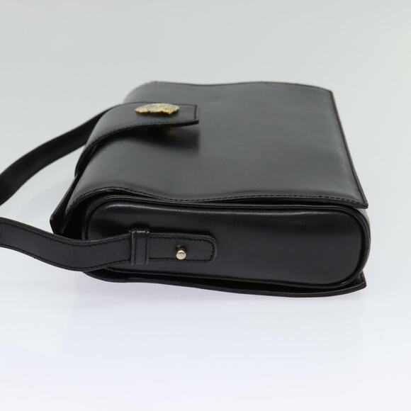 CELINE Shoulder Bag Leather Black Gold - Picture 4 of 12